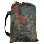 MFH Mehrzweckplane, 210D Oxford Polyester Ripstop, Flecktarn, Befestigungsschlaufen, 300 x 300 cm