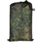 MFH Mehrzweckplane, 210D Oxford Polyester Ripstop, M05 camo, Befestigungsschlaufen, 300 x 300 cm