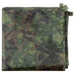 MFH Mehrzweckplane, 210D Oxford Polyester Ripstop, M05 camo, Befestigungsschlaufen, 300 x 300 cm