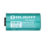 Olight IMR16340 650mAh 3.6V Battery, ORB-16C06-6C