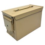 AB caisses de munitions en acier US (lot de 2 Cal. 30/Cal. 50), Désert