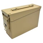 AB caisses de munitions en acier US (lot de 2 Cal. 30/Cal. 50), Désert