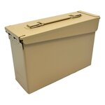 AB caisses de munitions en acier US (lot de 2 Cal. 30/Cal. 50), Désert