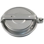 Mess kit / cooking set aluminum (1 person), 5-piece
