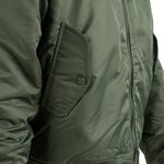 Fostex MA-1 hooded bomber jack, legergroen
