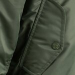 Fostex MA-1 hooded bomber jack, legergroen