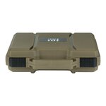 101 Inc Pistol Case, ABS, lockable, olive green