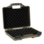 101 Inc Pistol Case, ABS, lockable, olive green