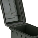 Fosco Kunststoff Munitionsbox kompakt, oliv grün