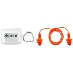 MFH Protection auditive / bouchons d'oreille à réutiliser avec cordon
