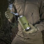 M-Tac thermosfles met lepel en beker 750 ml, RVS, legergroen