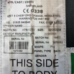 Safariland Soft Armor Körperschutzweste Ballistikklasse HO1+KR1+SP1, schwarz