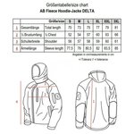 AB tactische hooded fleecejas Delta, Flecktarn