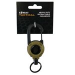 Kombat tactical uitschuifbare karabijnhaak met trekkoord, Coyote tan