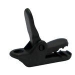 Kombat Tactical Paracord Befestigungsclips für Segel/Tuch/Plane, 10er Set, schwarz
