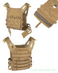 Mil-tec Plattenträgerweste Gen II, coyote tan