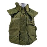 Italienische Roma 90 Körperschutzweste mit weichen Kevlar-Panzerfüllungen, oliv grün