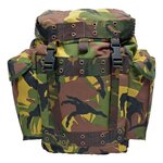 Dutch Army Patrol Backpack 35L with Side pouches, Woodland DPM