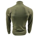 Thermolite thermal longsleeve undershirt with turtleneck and zipper, Base layer, olive green