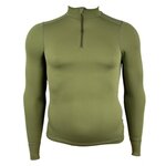 Thermolite thermal longsleeve undershirt with turtleneck and zipper, Base layer, olive green