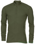 ​​​​​​​Maillot de corps thermique à manches longues Odlo, unisexe, Couche intermédiaire, vert olive