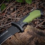 Black Eagle Chitwan Bushmes / Machete Forest Green met nylon hoes