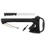 Fox outdoor Bushcraft Axt 3-in-1 mit Säge und Feuerstein