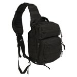 Mil-tec One Strap Rucksack 15l, Assault, schwarz
