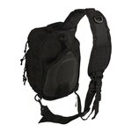 Mil-tec One Strap Rucksack 15l, Assault, schwarz