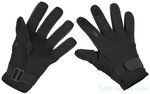 MFH Tactical Neoprene Gloves, Mesh, black