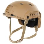 MFH US F.A.S.T. High cut airsoft helm met rails, ABS, coyote tan