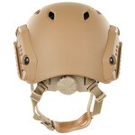MFH US F.A.S.T. High cut airsoft helm met rails, ABS, coyote tan