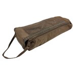 Danish army packing cube organizer with velcro back, size 2, Dark coyote