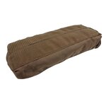 Danish army packing cube organizer with velcro back, size 2, Dark coyote