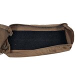 Danish army packing cube organizer with velcro back, size 2, Dark coyote