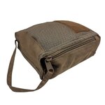 Danish army packing cube organizer with velcro back, size 1, Dark coyote