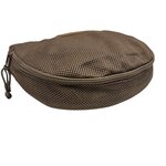 Danish army packing cube organizer with velcro back, size 4, Dark coyote