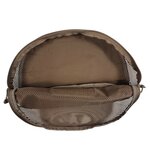 Danish army packing cube organizer with velcro back, size 4, Dark coyote