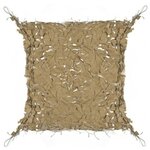 Mil-Tec broadleaf camouflagenet / schaduwzeil 4 x 4 m, Coyote tan