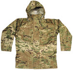 British army hardshell combat rain jacket with hood, MTP Multicam