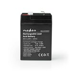 Nedis wiederaufladbare Bleibatterie 6V 4500 mAh