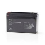 Nedis wiederaufladbare Bleibatterie 6V 10000 mAh