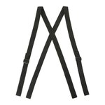 M-Tac L7 elastic suspenders for combat and winter trousers, black