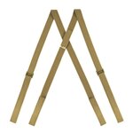 M-Tac L7 elastic suspenders for combat and winter trousers, Coyote tan