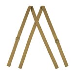 M-Tac L7 elastic suspenders for combat and winter trousers, Coyote tan