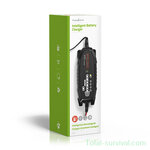 Nedis smart battery charger, 6/12/12.8 V DC 3.8A