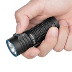 Olight Baton Turbo black compact spotlight LED flashlight IPX8, Rechargeable 1100mAh