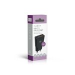 Nedis USB Charger 30 W GaN PD3.0 30W, Fast Charging Function, Automatic Voltage Selection, Black