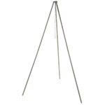 Fox outdoor stainless steel tripod, heavy duty, 1.9m, with chain and hook