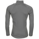 Thermowave Thermo-Langarm-Unterhemd mit Rollkragen und Reißverschluss, Silverplus Antimicrobial, Grau